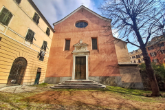 Genova chiesa di sant'Anna quartiere di Castelletto.